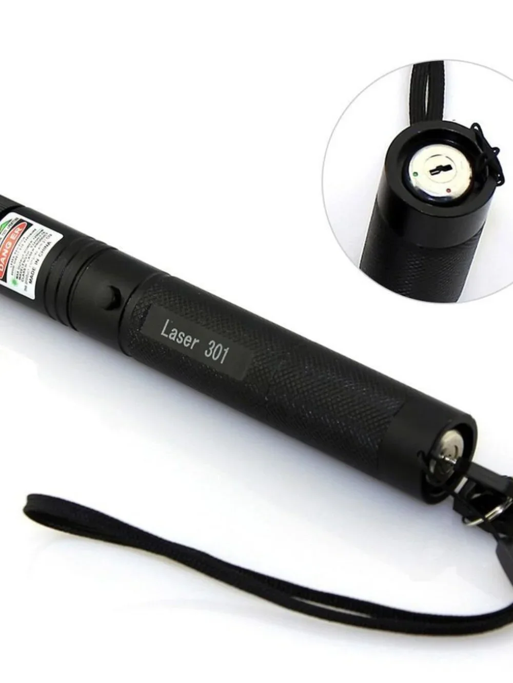 532nm Green Laser Pointer Lazer Pen High Power Visible Beam Light + Battery